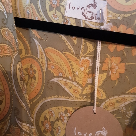 LOVE ST WRAP AROUND DRESS NWT L - Picture 4 of 6